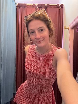 Hometown Honey Romper Red - Boutique Bella BellaRomper