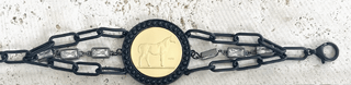 Horse Jewelry Coin Bracelet Country Western Derby Equestrian - Boutique Bella BellaBracelet