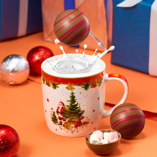Hot Chocolate Bombs Set Of 6 3 Flavors Of White Fudge Brownie Strawberry Chocolates Delicious Cocoa - Boutique Bella Bella