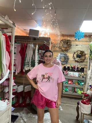 Hot Pink Show Stopper Shorts - Boutique Bella Bellashorts