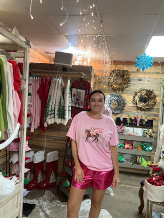 Hot Pink Show Stopper Shorts - Boutique Bella Bellashorts