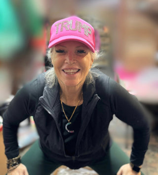 Hot Pink TRUMP Trucker Hat - Boutique Bella BellaTrucker Hat