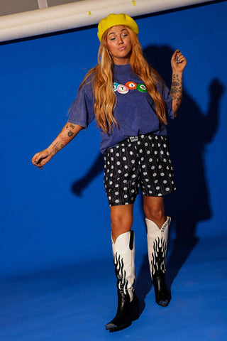 Hot Spot Plisse Polka Dot Shorts - Boutique Bella BellaShorts