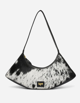 Hyna Nocturne Renegade Shoulder Bag (B&W) - Boutique Bella BellaPurse
