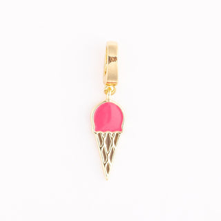 Ice Cream Cone Luxe Charm - Boutique Bella Bellaluxe charm