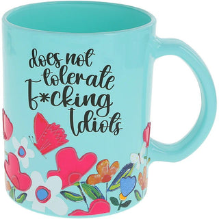 Idiots 18oz Glass Mug - Boutique Bella BellaMug