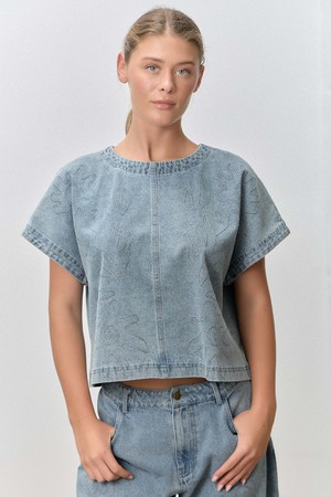 Folk Inspired Embroidered Shirt