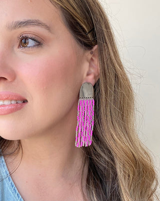 Jellyfish Multi Fringe Earrings