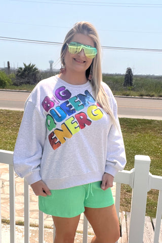 Queen of Sparkles-Big Queen Energy Sweatshirt