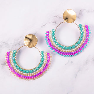 Corales Ice Pink Turquoise Earrings
