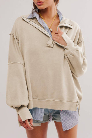 In the Beige Pullover - Boutique Bella BellaPullover