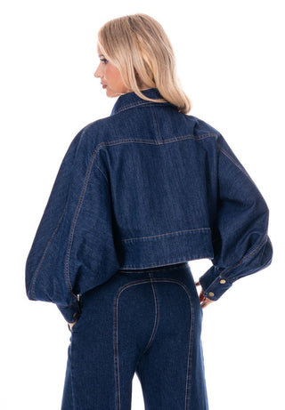 In the Dark Denim Jacket - Boutique Bella BellaDenim Jacket