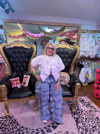 In the Ruffle Jeans - Boutique Bella BellaJeans
