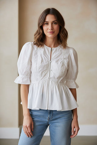 In the Ruffle Top - Boutique Bella BellaBlouse