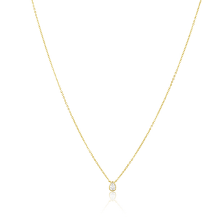 Ines Raindrop Necklace CZ - Boutique Bella BellaNecklace