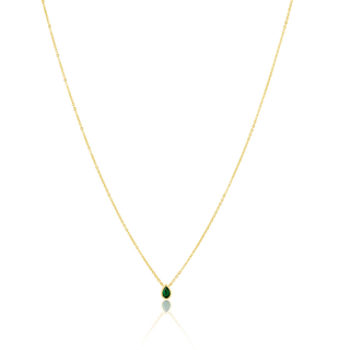 Ines Raindrop Necklace Emerald - Boutique Bella BellaNecklace