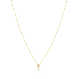 Ines Raindrop Necklace Pink - Boutique Bella BellaNecklace