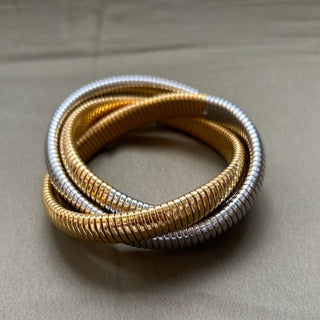 Infinity Multi Layered Bracelet Two-Tone - Boutique Bella Bella