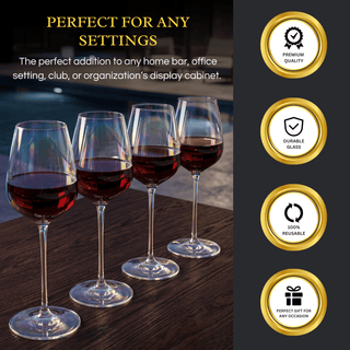 Iridescent Luster Large Radiance Wine Glasses Premium Barware Gift - Boutique Bella BellaWine Glasses
