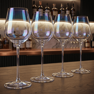Iridescent Luster Large Radiance Wine Glasses Premium Barware Gift - Boutique Bella BellaWine Glasses