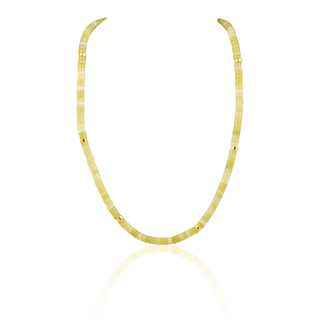 Isla Beaded Necklace Lime - Boutique Bella Bella