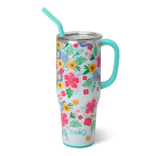 Island Bloom Mega Mug 40Oz - Boutique Bella BellaTumbler