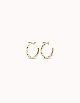 It's Electrifying - Gold Hoop Earrings - Boutique Bella BellaEarrings