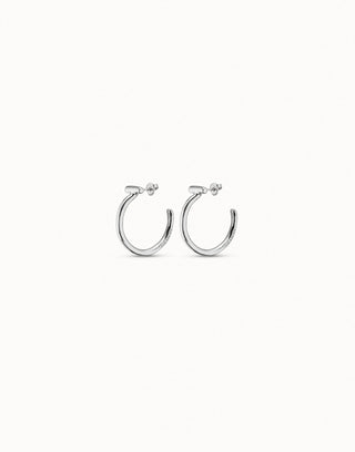 It's Electrifying - Silver Hoop Earrings - Boutique Bella BellaEarring