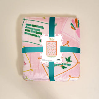 It's Mahj Time Snuggle Up Plush Blanket - Boutique Bella BellaThrow Blanket