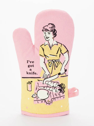 Ive Got A Knife Oven Mitt - Boutique Bella Bellaoven mitten