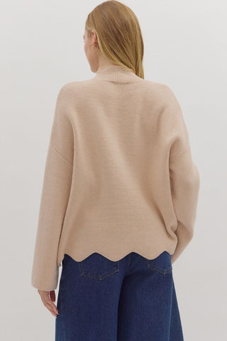 Ivory Crest Knit - Boutique Bella Bellasweater