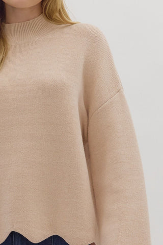 Ivory Crest Knit - Boutique Bella Bellasweater