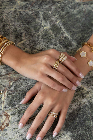Ivy CZ Ring Set - Boutique Bella BellaRing