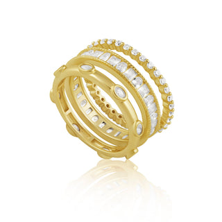 Ivy CZ Ring Set - Boutique Bella BellaRing