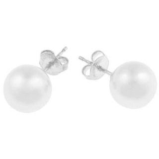 Jackie O. Pearl Studs - Boutique Bella BellaEarrings
