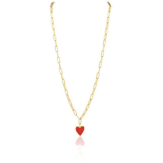 Jamie Enamel Heart Necklace