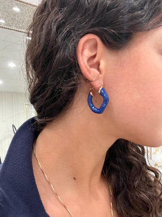 Jarol Abstract Hoop - Boutique Bella BellaEarring