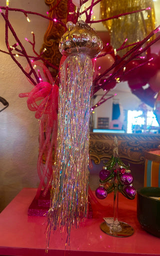 Jellyfish w/tail ornament - Boutique Bella BellaOrnament