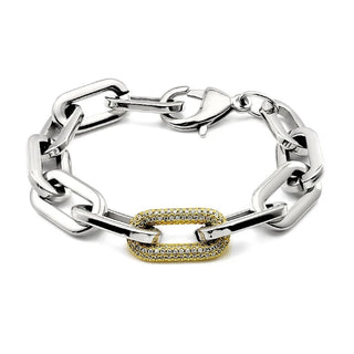 Jenna Pave Bracelet - Silver - Boutique Bella BellaBracelet