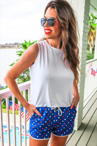 Jess Lea Banks Basic Lettuce Tank - White - Boutique Bella BellaTank Top