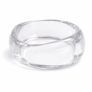 Jessie Clear Acrylic Bangle - Boutique Bella BellaBracelet
