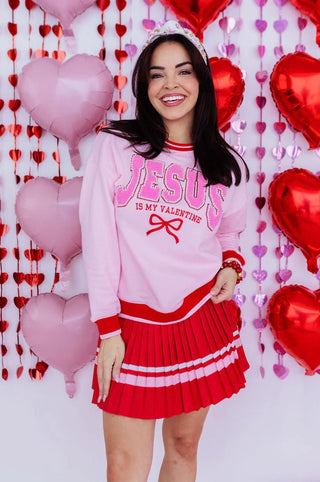 Jesus is my Valentine Sweatshirt - Boutique Bella BellaSweatshirt
