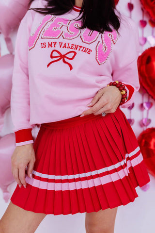 Jesus is my Valentine Sweatshirt - Boutique Bella BellaSweatshirt