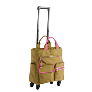 JET 360° ROLLER TOTE-OLIVE - Boutique Bella Bellarolling tote