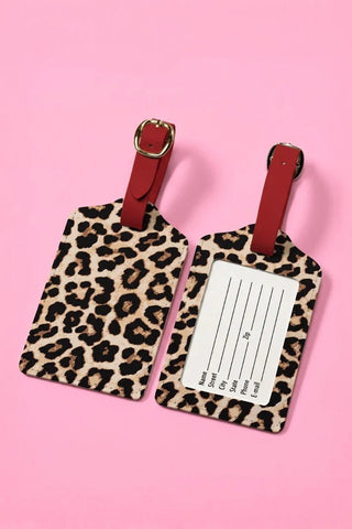 Jet Set Luggage Tag - Safari Chic Jess Lea - Boutique Bella Bellaluggage tag