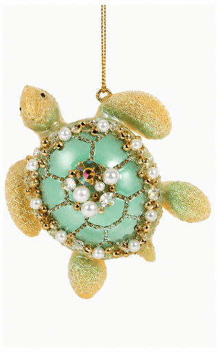 Jeweled Sea Turtle Ornament - Boutique Bella BellaChristmas Ornament