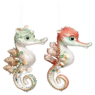 Jewelled Seahorse Orn 8" - Boutique Bella BellaOrnaments