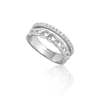 Jolene Cz Chain Ring - Boutique Bella BellaRing