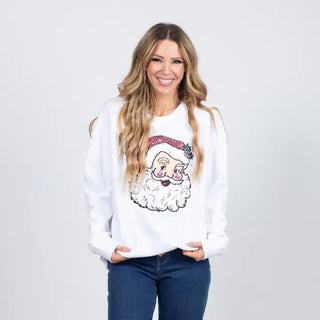 Jolly Red Santa Sweatshirt - Boutique Bella BellaSweatshirt