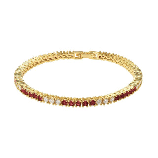 Josephine Ruby Tennis Bracelet - Boutique Bella BellaBracelet